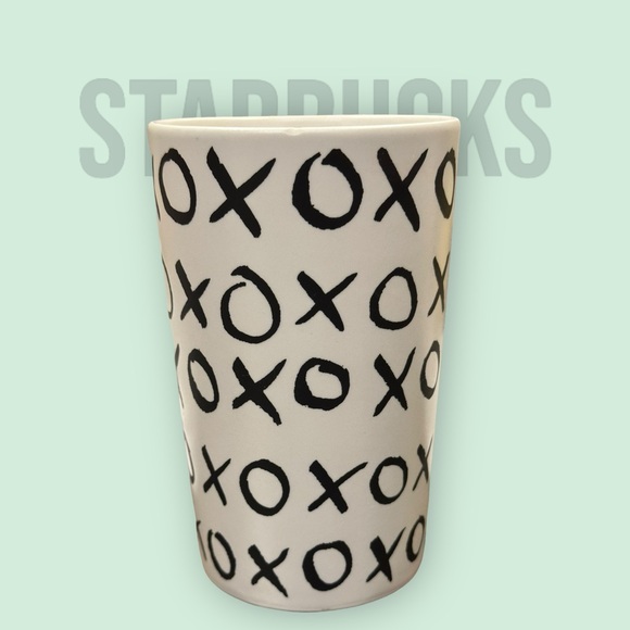 STARBUCKS 2015 XO TALL GEEEN DOT COFFEE MUG 16 FL OZ - Picture 2 of 9